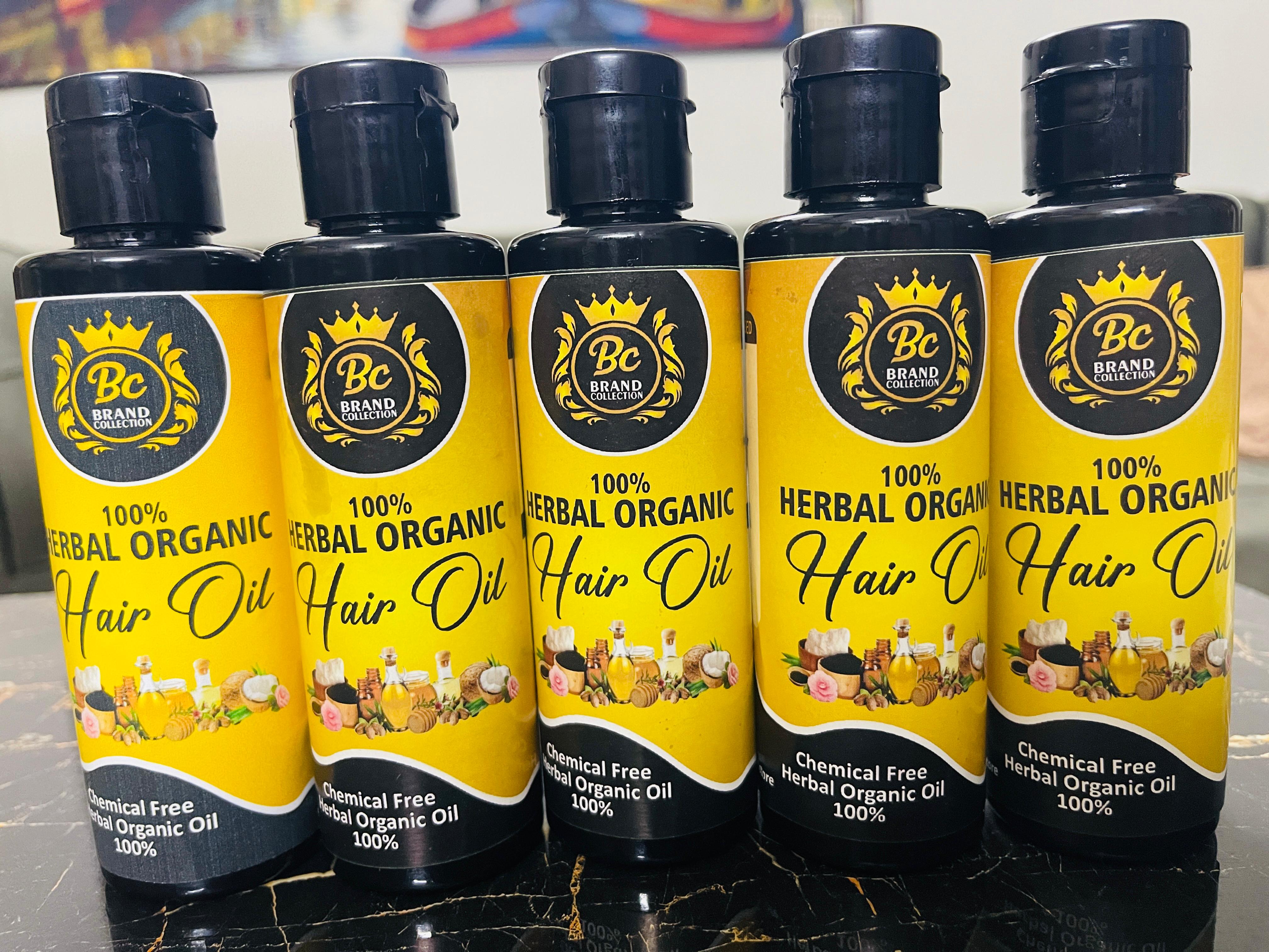Organic Hair Oil (100% PURE Herbal & Chemical Free)