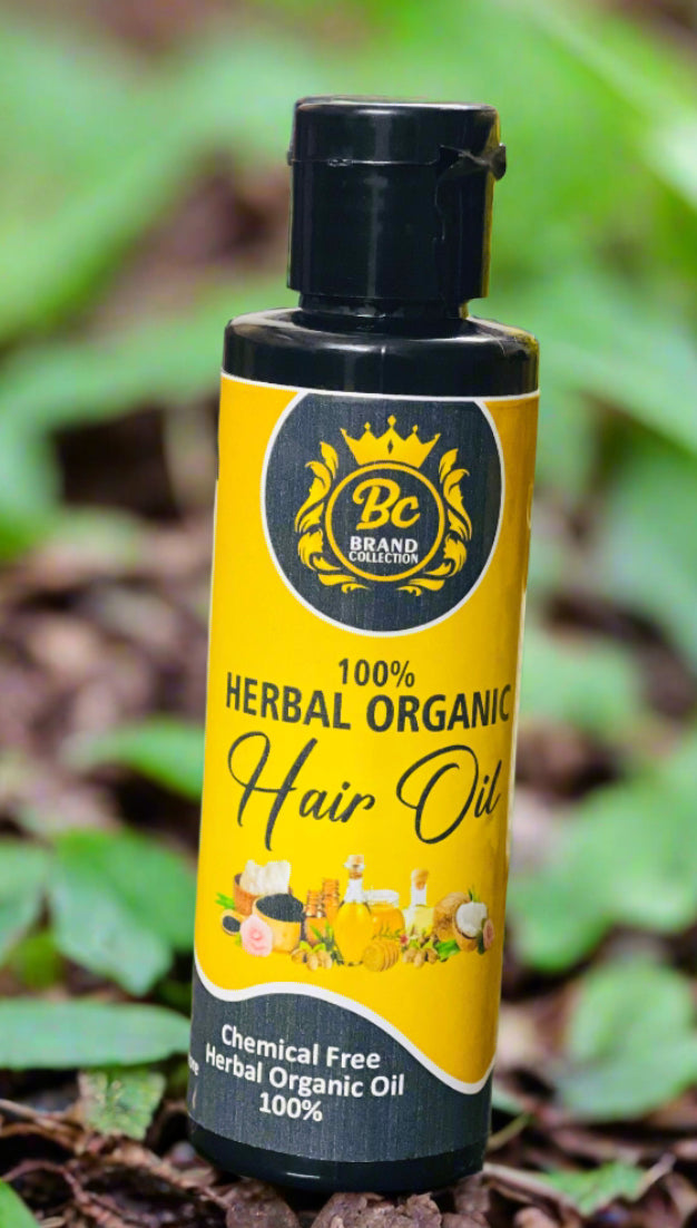 Organic Hair Oil (100% PURE Herbal & Chemical Free)