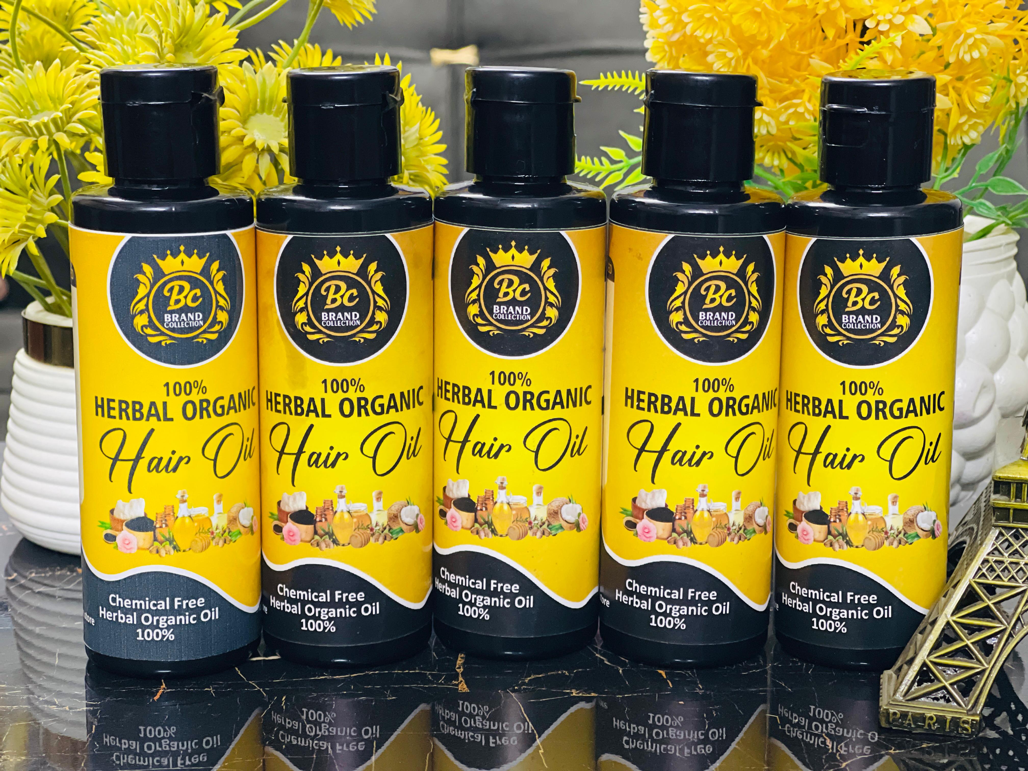 Organic Hair Oil (100% PURE Herbal & Chemical Free)