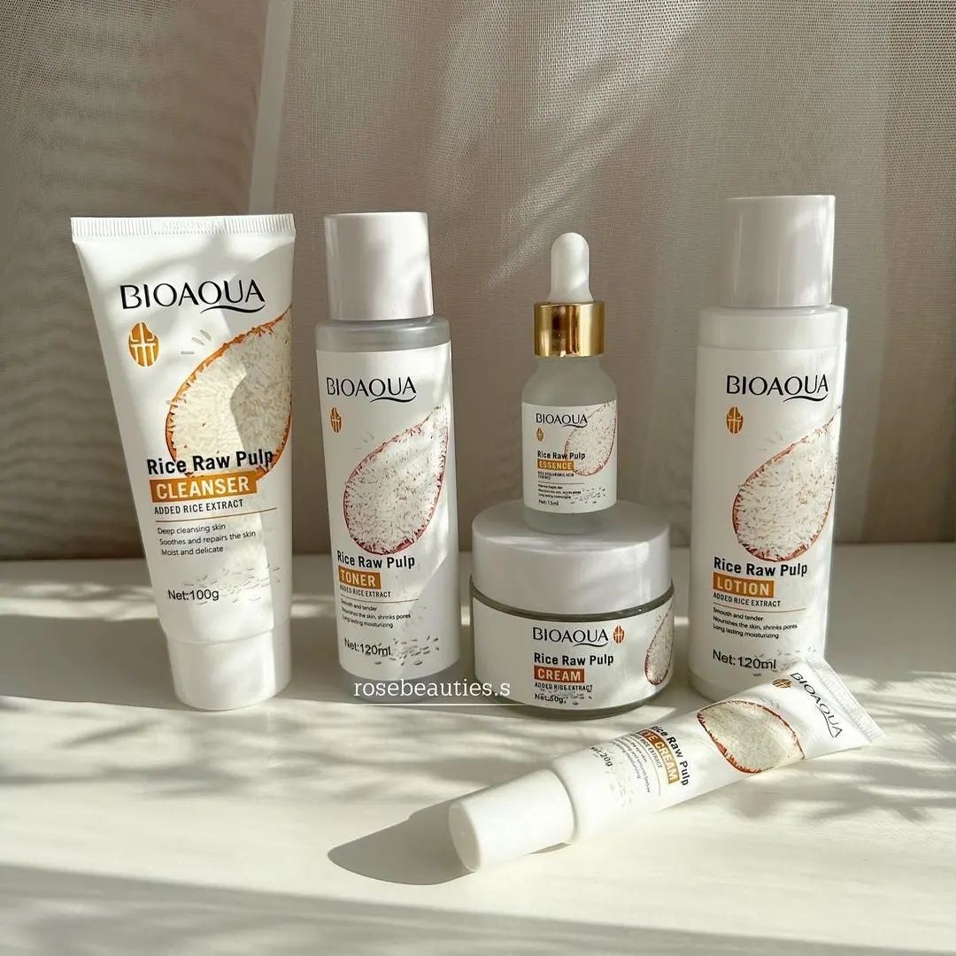 Brightening & Exfoliating Rice Body Gel (Herbal Cream) - Fashion Collection