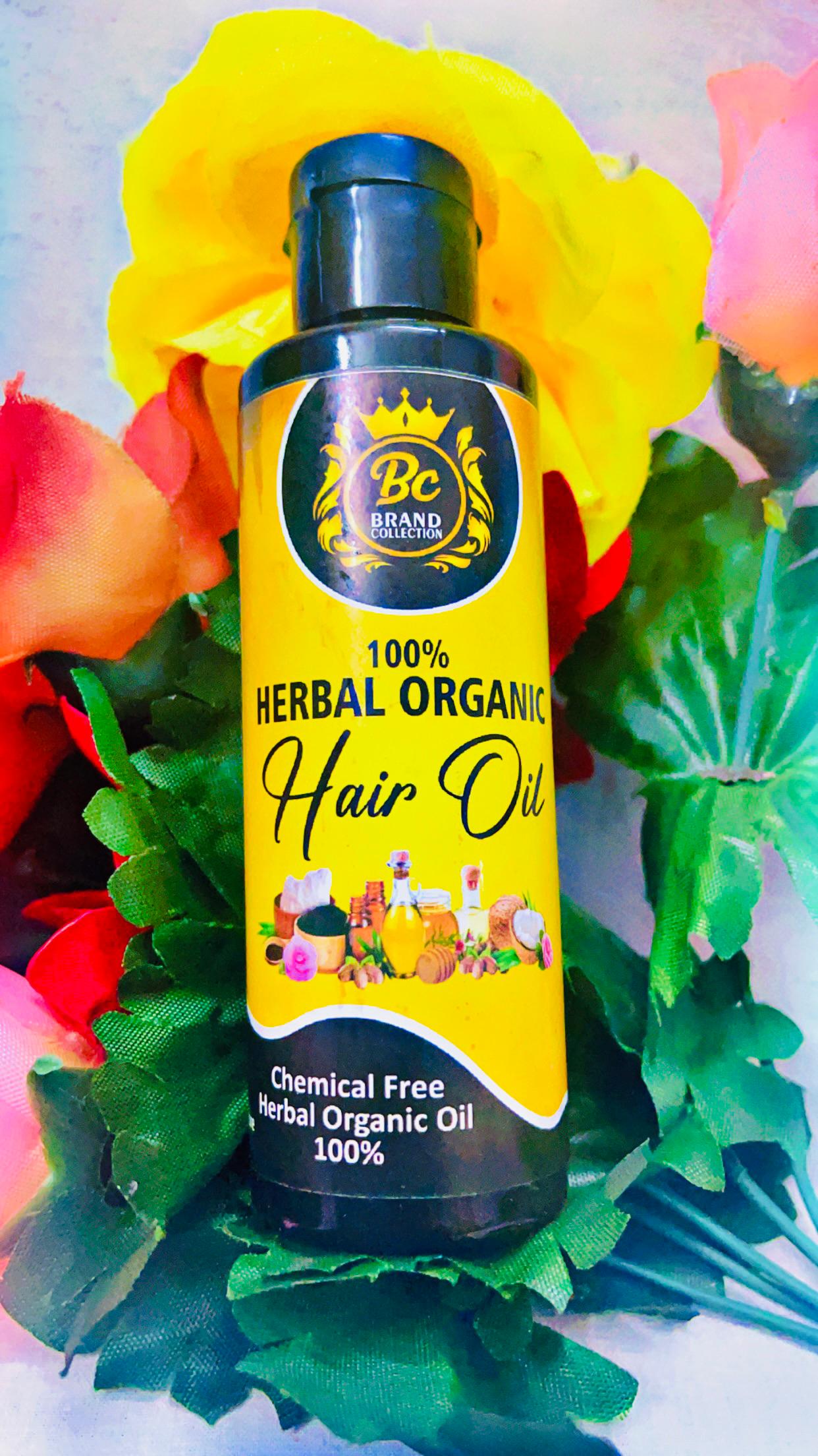Organic Hair Oil (100% PURE Herbal & Chemical Free)