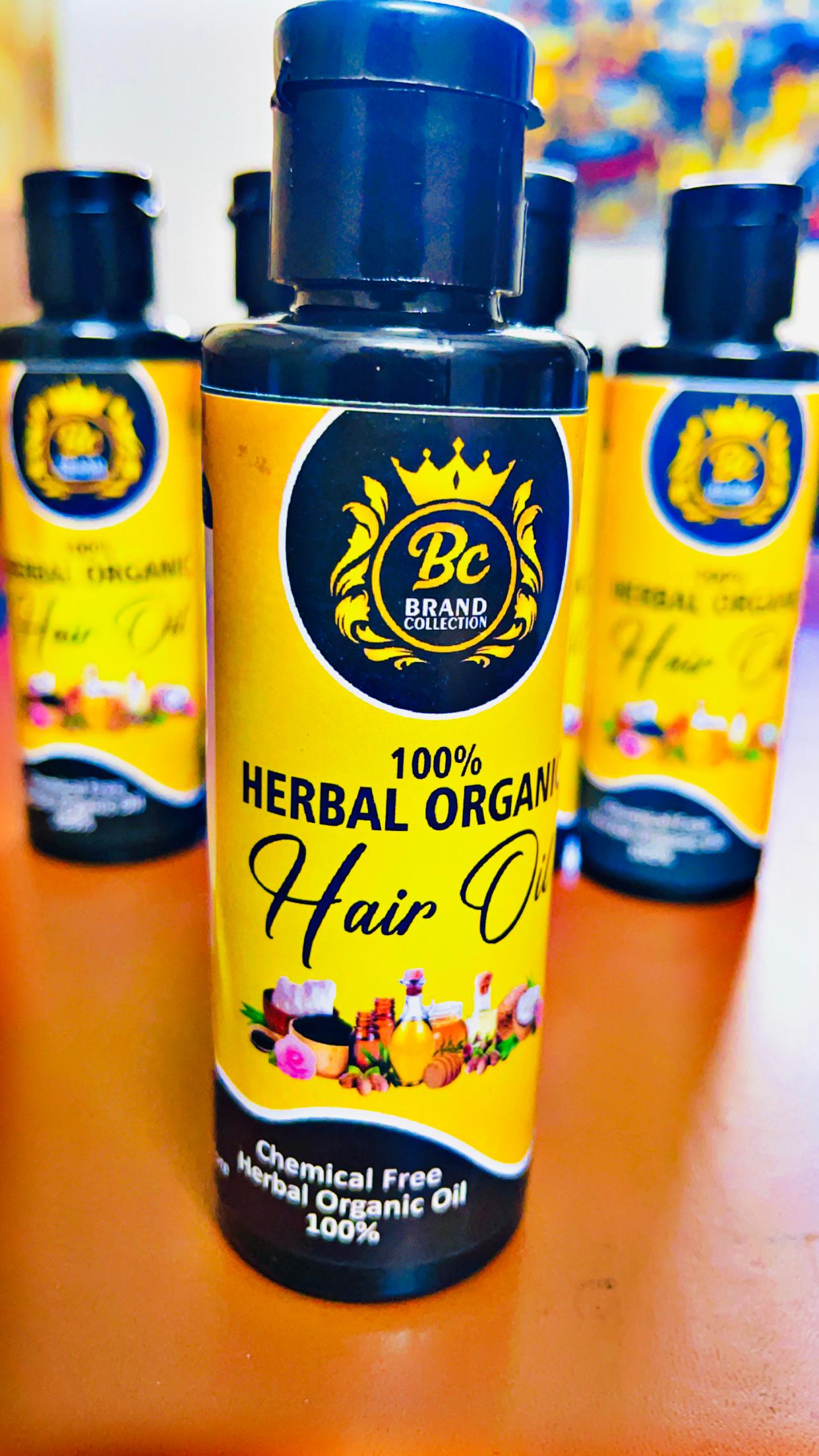 Organic Hair Oil (100% PURE Herbal & Chemical Free)