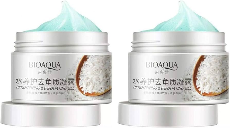 Brightening & Exfoliating Rice Body Gel (Herbal Cream) - Fashion Collection