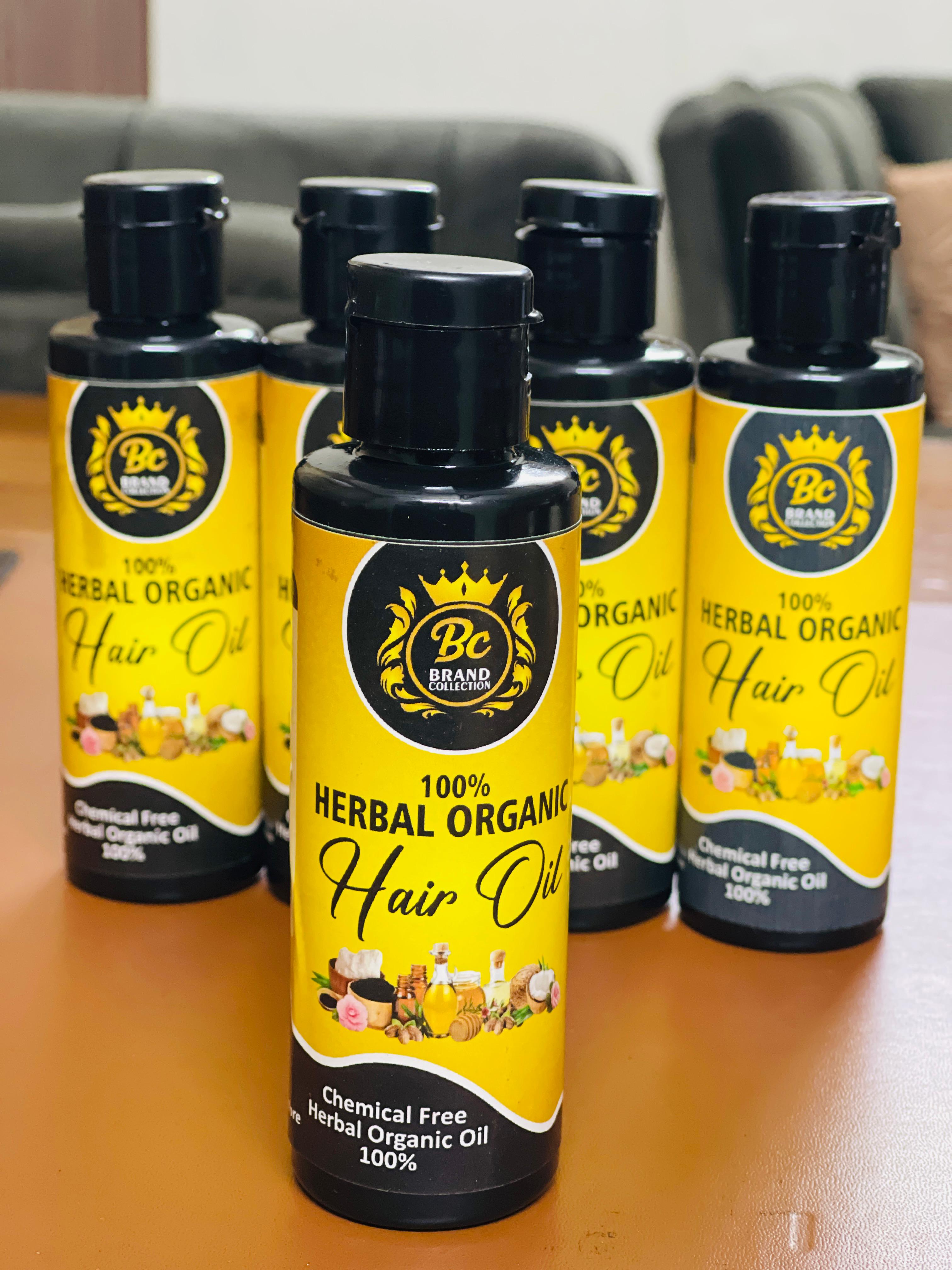 Organic Hair Oil (100% PURE Herbal & Chemical Free)