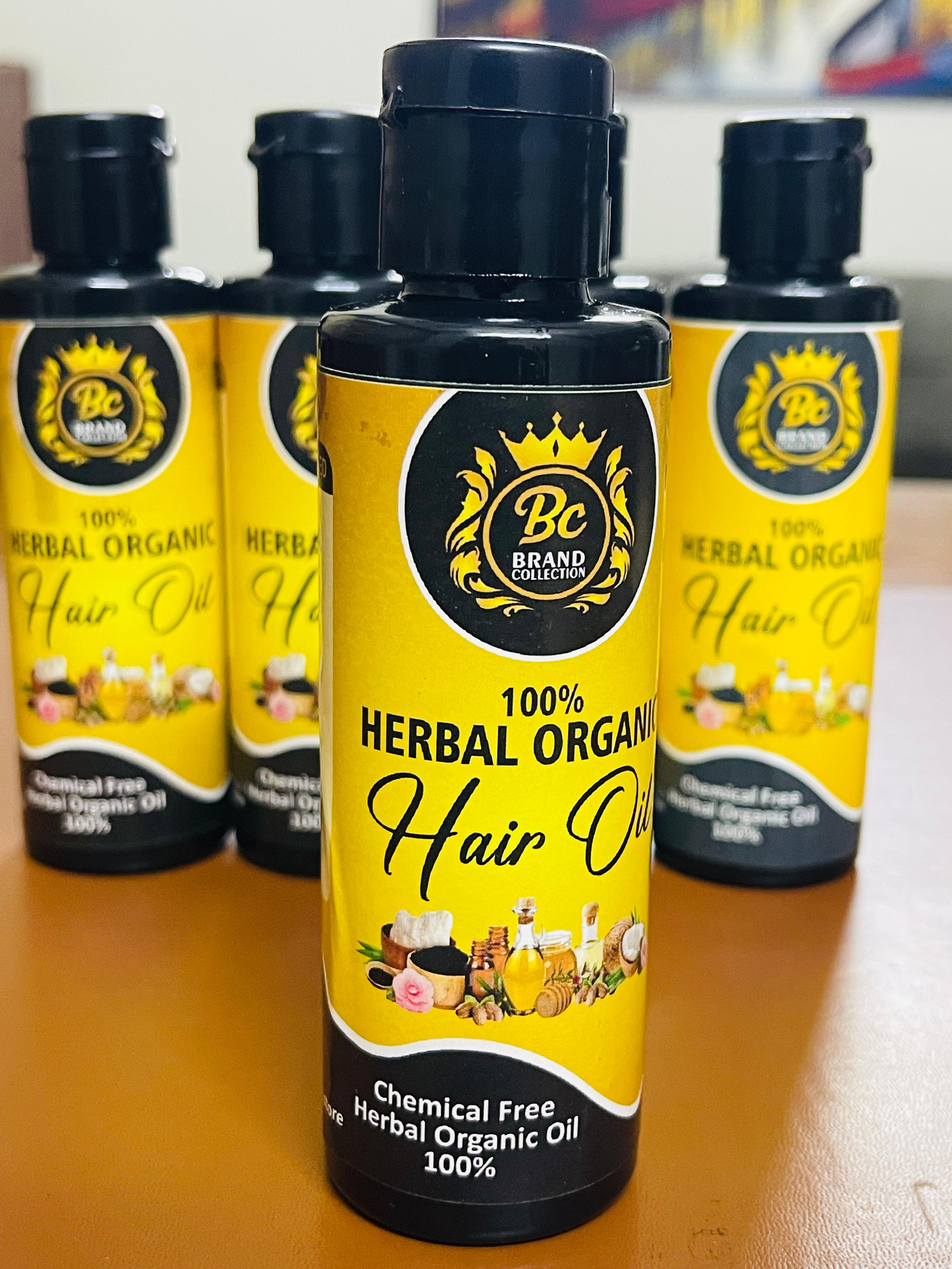 Organic Hair Oil (100% PURE Herbal & Chemical Free)