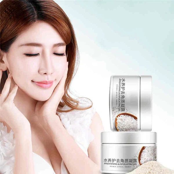 Brightening & Exfoliating Rice Body Gel (Herbal Cream) - Fashion Collection