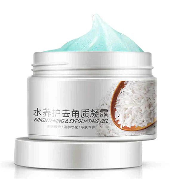 Brightening & Exfoliating Rice Body Gel (Herbal Cream) - Fashion Collection